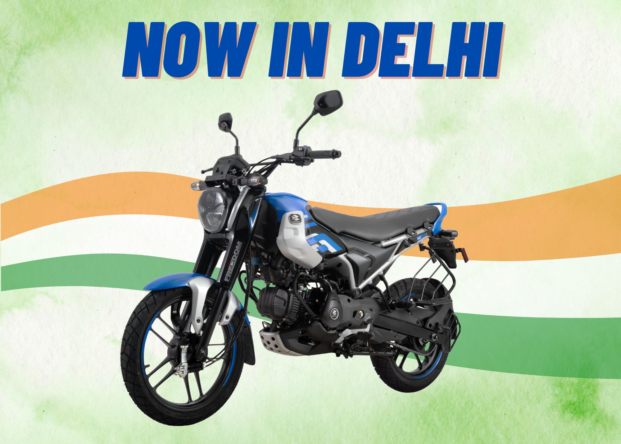 Bajaj CNG bike delivered in Delhi NCR