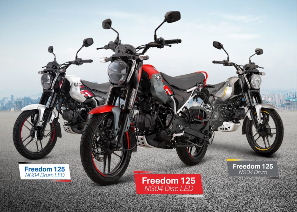 Freedom CNG Bike variants