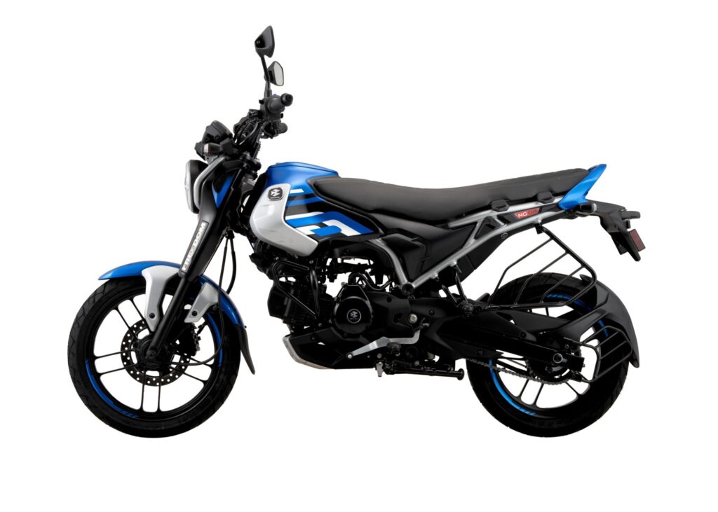 Freedom 125 Caribbean Blue colour