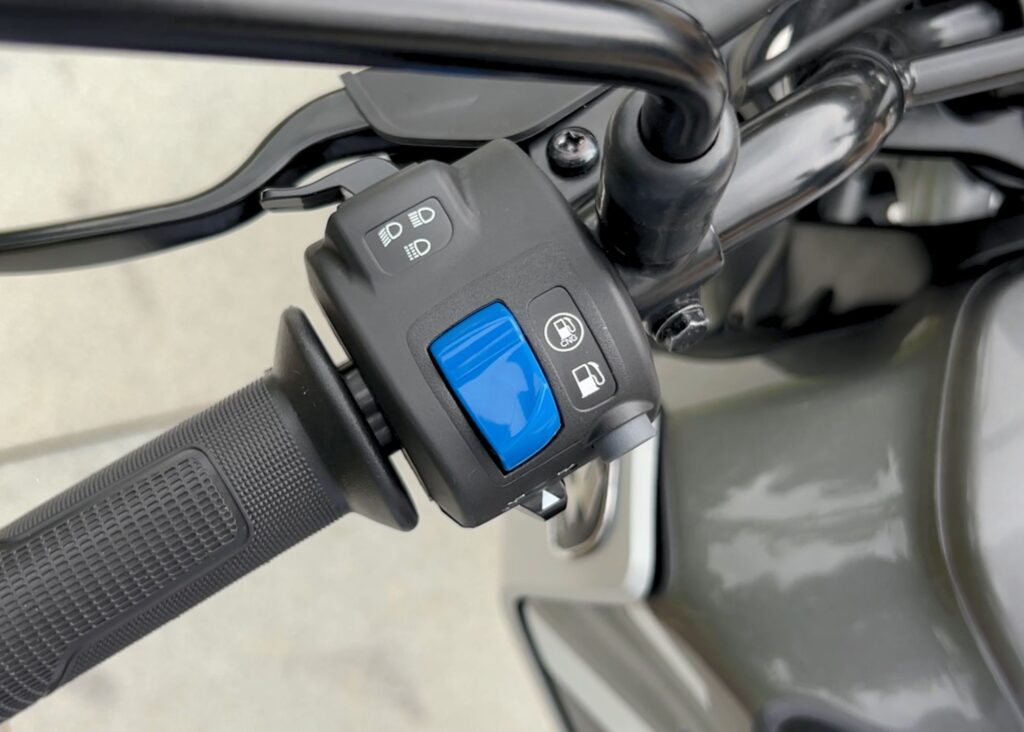 Freedom 125 Petrol-CNG switch control