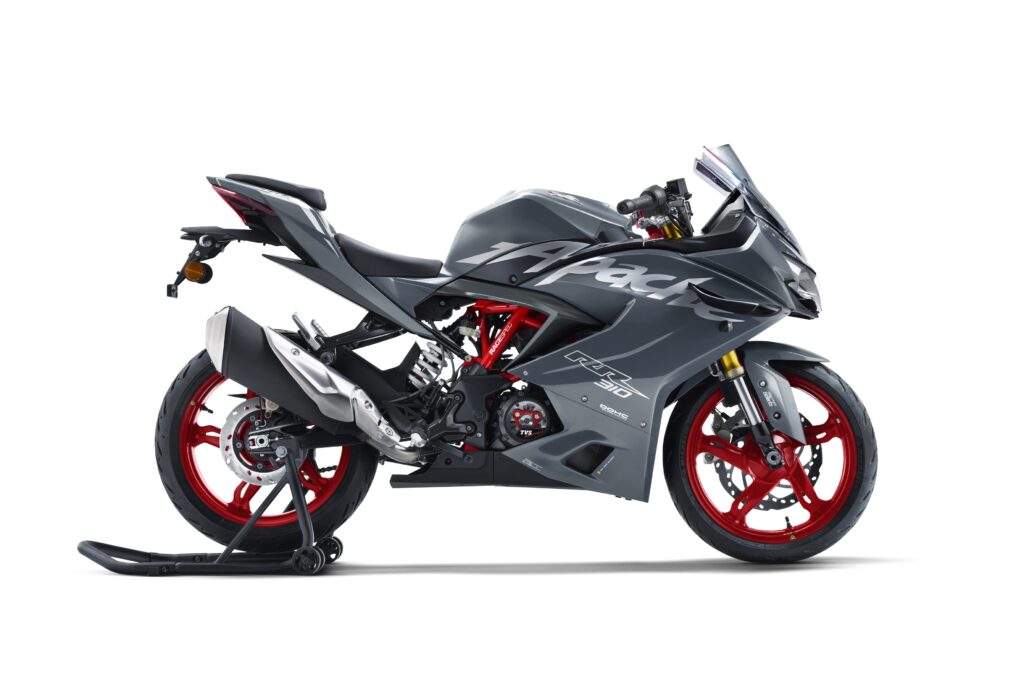 TVS Apache RR 310 Grey colour