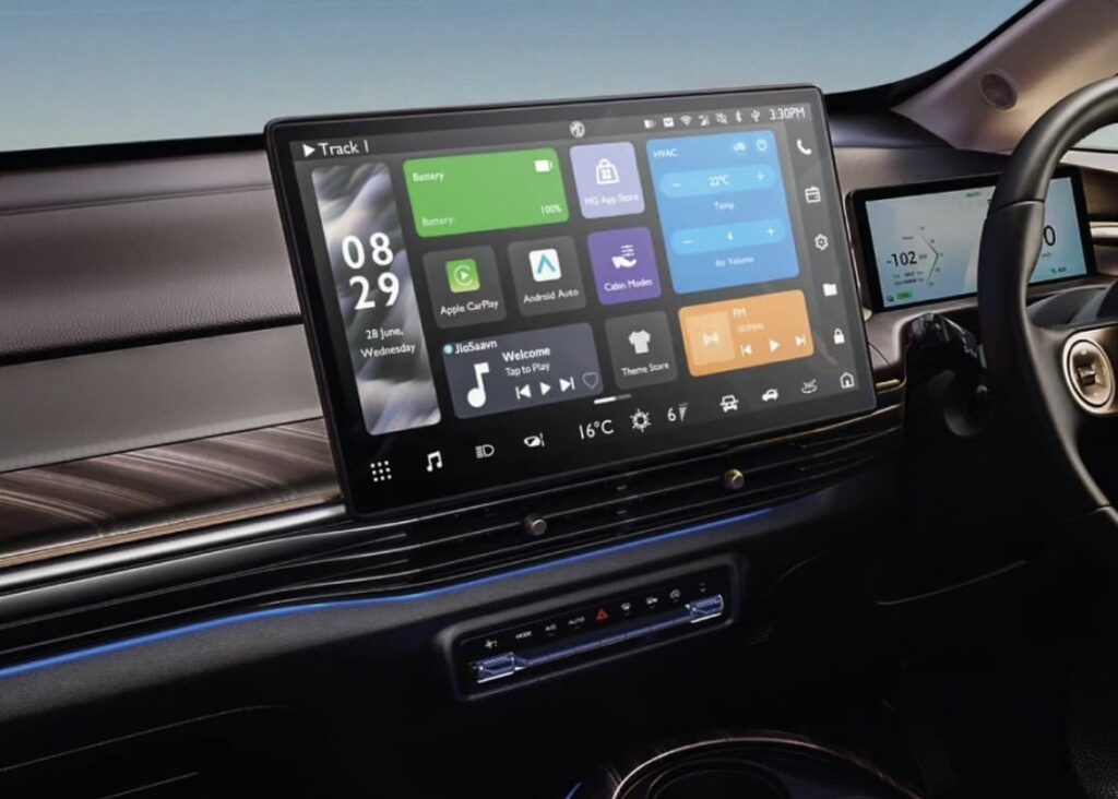 MG Windsor EV Infotainment System 