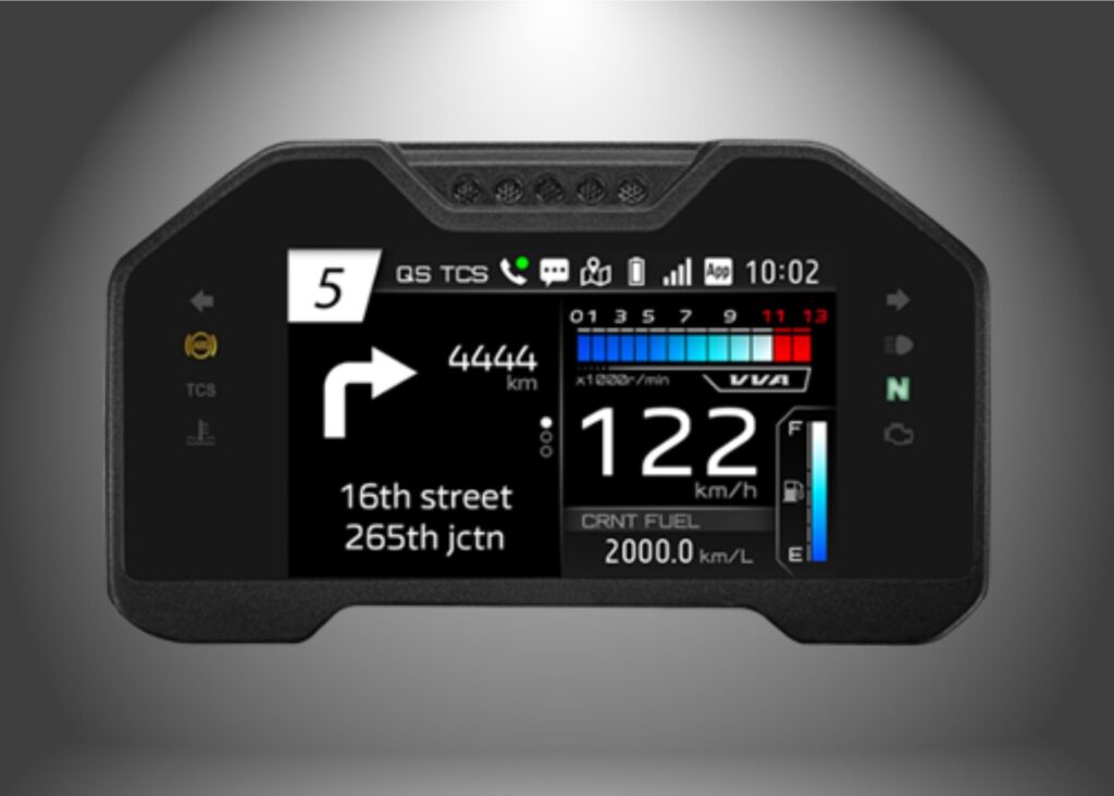 Yamaha R15M Carbon Fibre Edition Updated Instrument Cluster