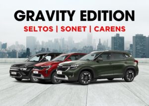 Kia Sonet, Seltos, and Carens Gravity Edition Launched